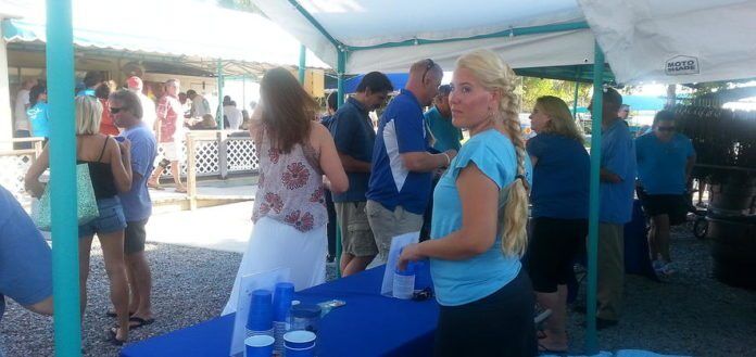 0718brewingcheryl #News: Craft beer in the Upper Keys? Yes, please! - A group of people standing in a room - Water