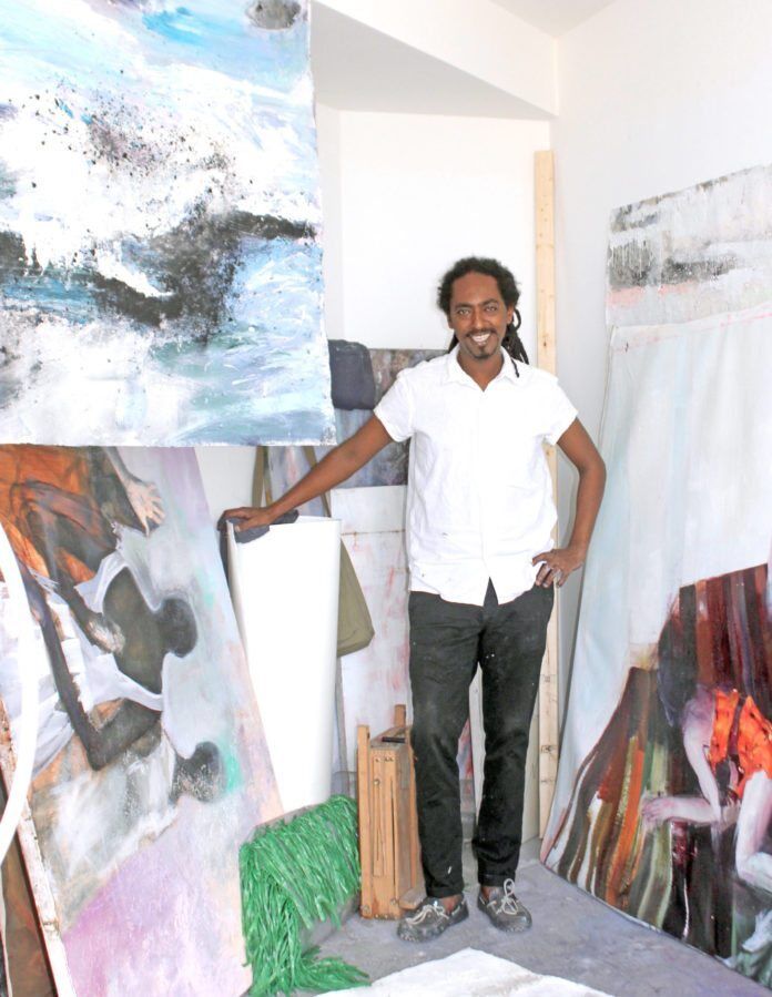 Indefinable Worlds: Exhibit opens at The Studios - A person standing posing for the camera - Painting