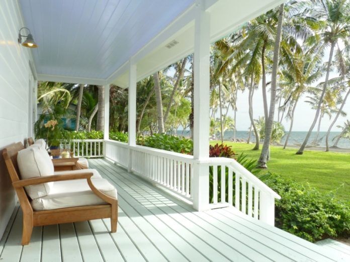 0209LodgingV2UK More Middle and Upper Keys lodging reopening - A wooden bench sitting in a chair in a room - Florida Keys
