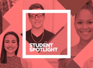Student of the Week: William Carson Keys students in the spotlight - A woman holding a sign posing for the camera - Weekly Newspapers