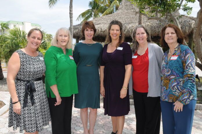 Gwen Graham visits Keys - Laura Maupin et al. posing for a photo - Social group
