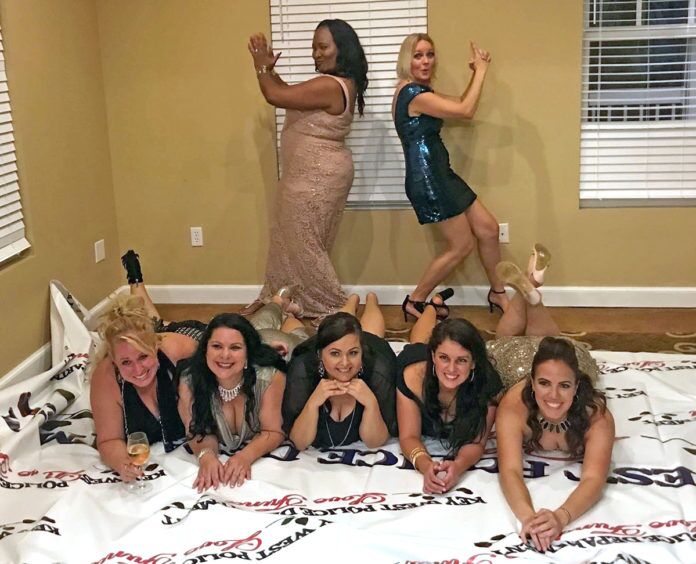 Backing the Blue! Shots From the 2018 Love Fund Ball - A group of people posing for the camera - Key West Police Department