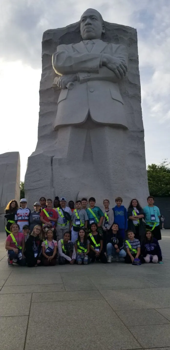 Safety Patrol 001 KLS Safety Patrol builds character and responsibility - A group of people posing for the camera - Monument