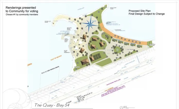 Quay-Renderings-1 a map of a park with a lot of trees