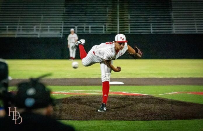 Felix Ong pitcher a baseball player pitching a ball on top of a field