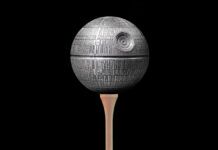 HUMOR: 10 MOST INTERESTING TAKEAWAYS FROM THE PGA’S MERGER WITH SAUDI-BACKED LIV GOLF a star wars death star on a stick