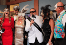 HIP TO THE SCENE: AND THE KEY WEST MUSIC AWARD GOES TO… a group of people standing next to each other