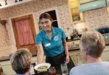 WHAT’S COOKING, KEY WEST? NEWLY RENAMED COOKING SHOW HAS TASTY STAR POWER a group of people sitting around a table