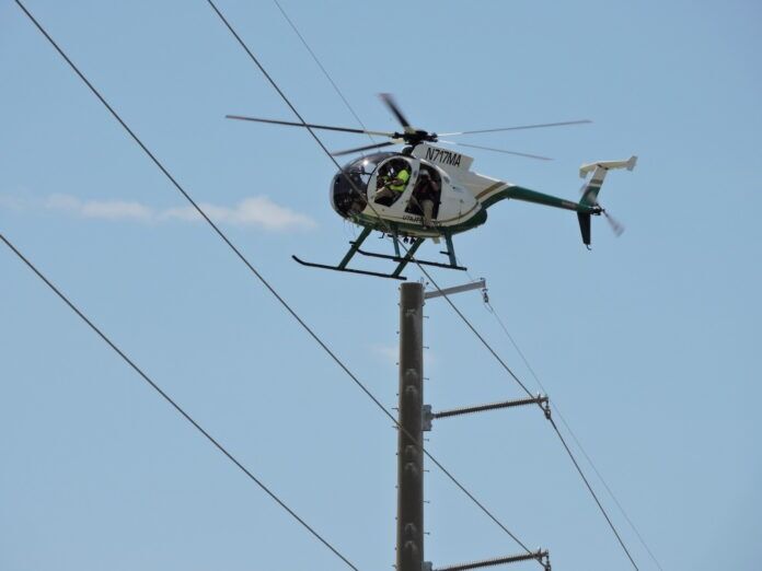 FKEC helicopter inspect