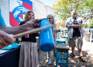 IN PICTURES: MUSICIANS HOLD INTERACTIVE DRUMMING WORKSHOP AT FLORIDA KEYS BREWING CO.