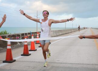 IN PICTURES: RACERS BATTLE BRUTAL BREEZES FOR THIRD YEAR IN 7 MILE BRIDGE RUN