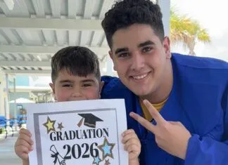 MARATHON HIGH SENIORS WALK ELEMENTARY SCHOOL HALLS ONE LAST TIME