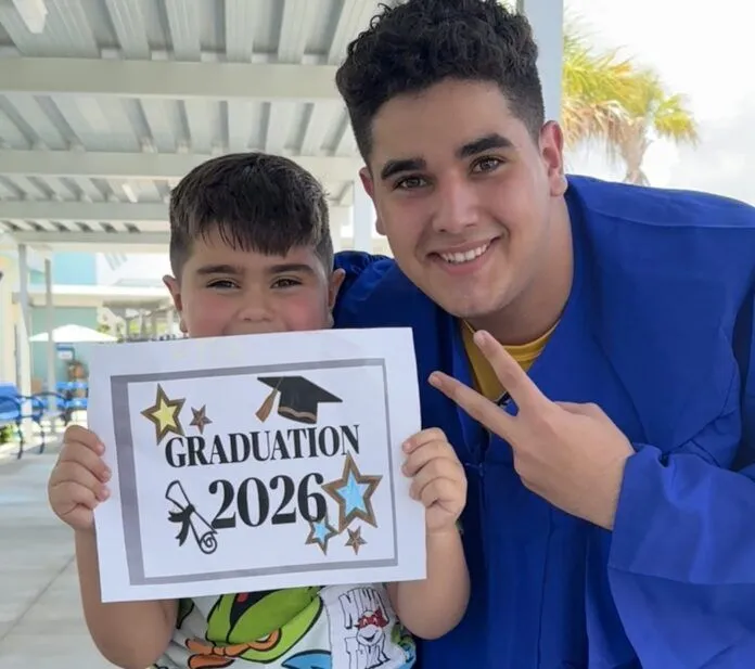 MARATHON HIGH SENIORS WALK ELEMENTARY SCHOOL HALLS ONE LAST TIME