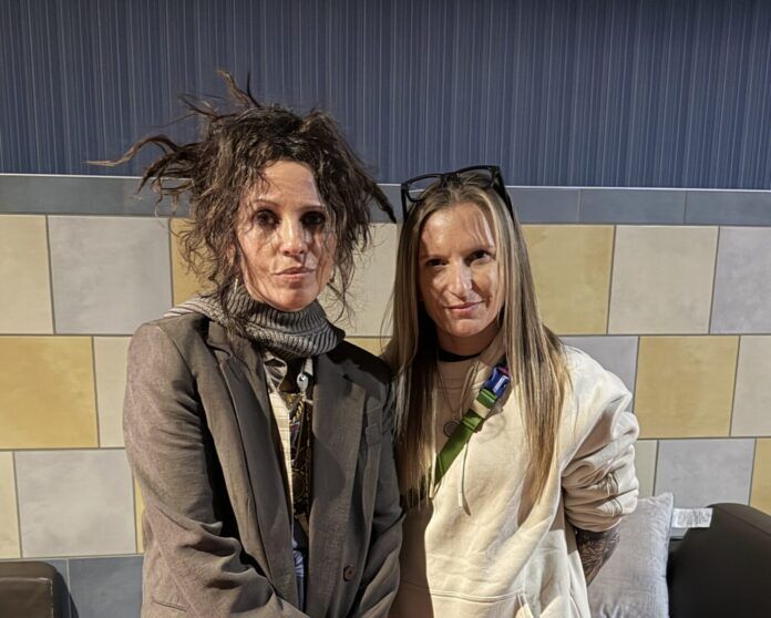 Linda Perry and Nicole