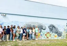 KLS EVERGLADES AMBASSADORS CREATE BEAUTIFUL MURAL