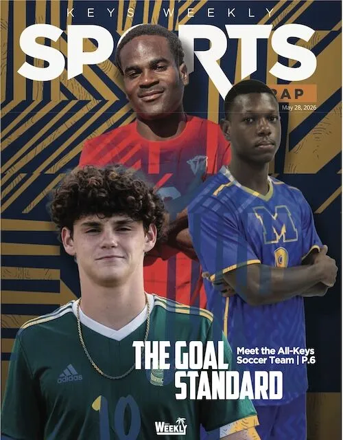 a magazine cover with a group of people on it