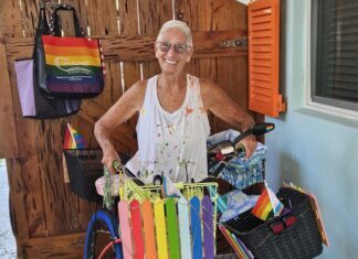 MEET KEY WEST’S FENCE FAIRY; ANNE BRODSKY PAINTS HISTORY
