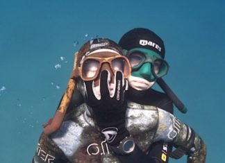 A man wearing a costume - Free-diving