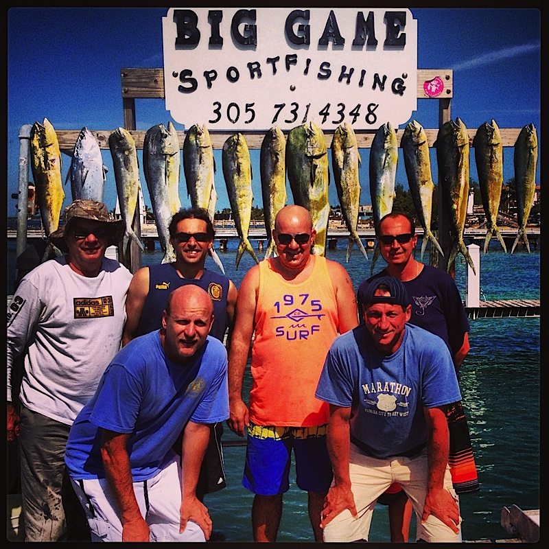 A group of anglers from Miami had a good day catching dolphin.