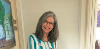 #Property: According to local expert Patti Nickless - A woman in a striped shirt - T-shirt