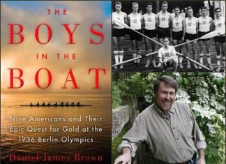 #SummerReading: The Boys in the Boat - A man standing in front of a store - The Boys in the Boat: Nine Americans and Their Epic Quest for Gold at the 1936 Berlin Olympics