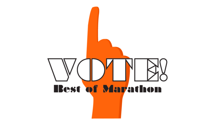 Best of Marathon Voting - A drawing of a face - Logo