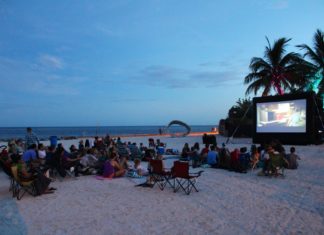 #DayTripping: Key West Outdoor Movies - A group of people riding horses on a beach - Beach