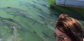 #DayTripping: Robbie’s Marina & Hungry Tarpon - A woman wearing sunglasses posing for the camera - Robbie's
