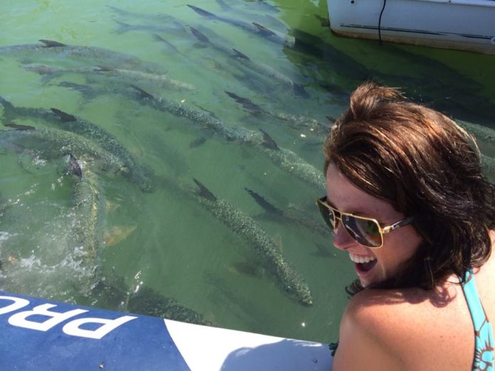 #DayTripping: Robbie’s Marina & Hungry Tarpon - A woman wearing sunglasses posing for the camera - Robbie's