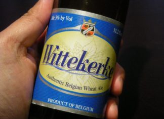 #GetYourDrinkOn: Wittekerke ‘goes good’ with eggs - A hand holding a bottle - Beer