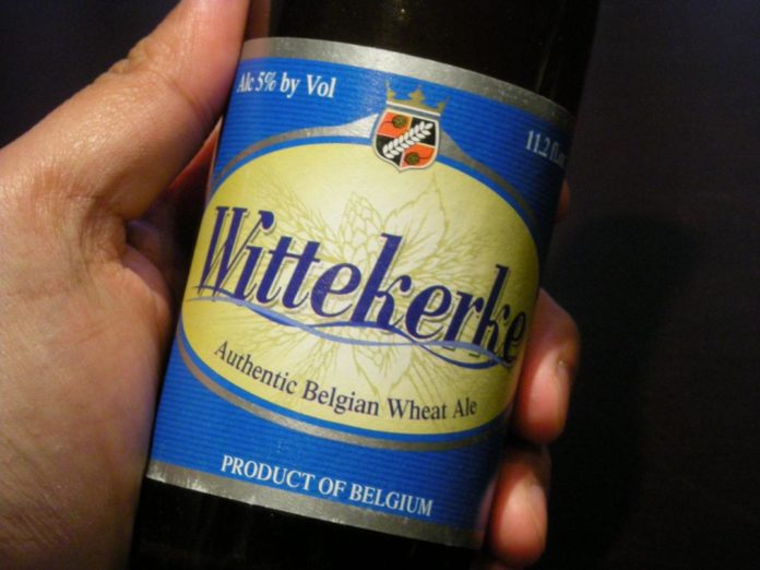 #GetYourDrinkOn: Wittekerke ‘goes good’ with eggs - A hand holding a bottle - Beer