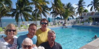 #News: Cabana Club restoration begins (Iconic oceanfront club closed for two months) - A group of people posing for the camera - 