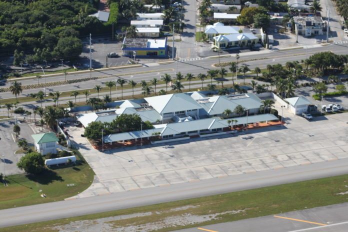 #News: Marathon breaks ground on ‘Port of Entry’ - An aerial view of a city street - Florida Keys/Marathon International Airport