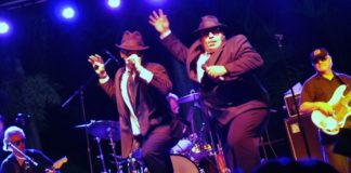 #Music: Masters play the blues - A group of people on a stage - The Blues Brothers