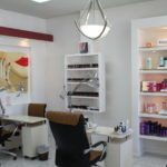#Shop: Salon lavishes luxury on patrons - A room filled with furniture and a refrigerator - Interior Design Services