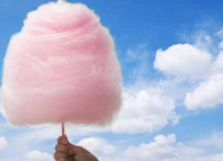 Déjà vu: Family Fun Fest is Saturday - A person in a blue cloudy sky - Cotton candy