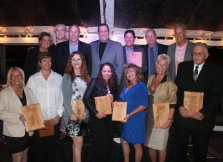 Key West Lodging Association Awards Banquet - A group of people posing for a photo - Lodging Association of the Florida Keys & Key West
