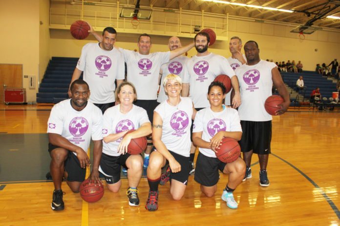Fantastic Finatics crush professional team* - A group of people posing for the camera - Basketball
