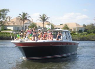 An Easter tradition – Twenty-five years of fun disaster - A small boat in a body of water - Florida Keys
