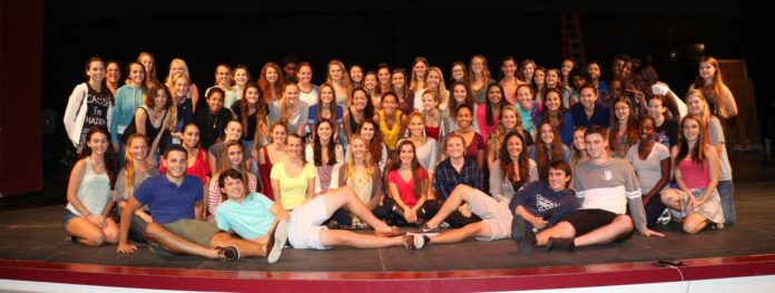 KWHS Fashion Club presents 8th annual show - A group of people posing for a photo - Dance