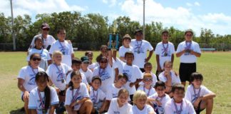 Switlik triumphs at annual meet - A group of people playing a game of frisbee - School