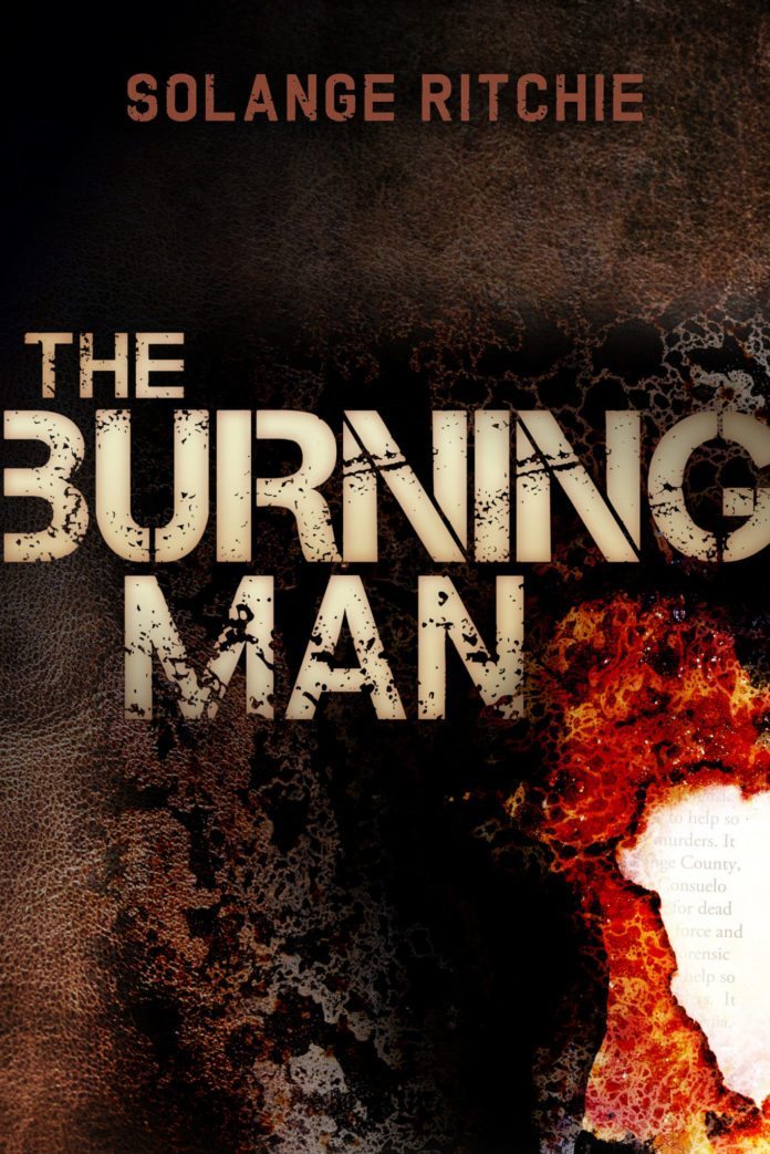 Former islander turns author - A close up of a book - The Burning Man