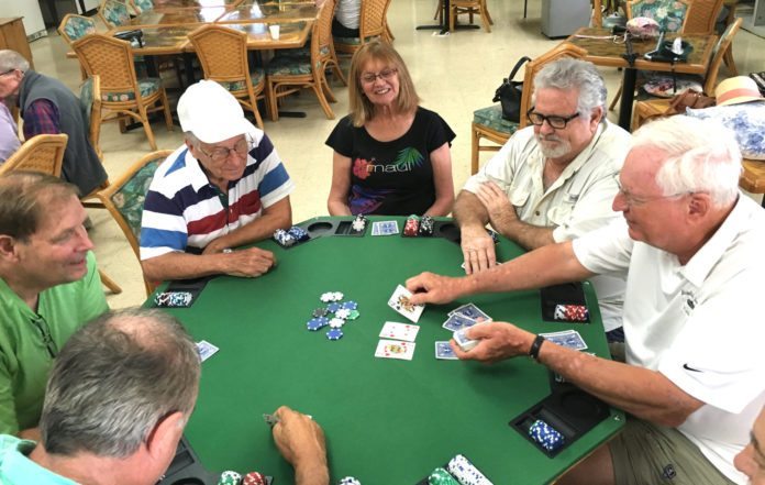 Marathon Senior Center goes ‘all in’ with regular poker games - A group of people in a room - Poker