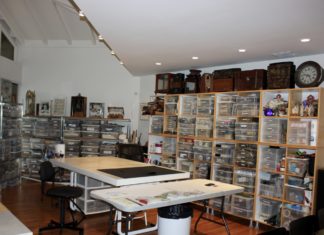 Roberta Marks’ images on display at Custom House Roberta Marks’ images on display at Custom House - A dining room table - Art