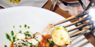 Point 5 is a 10! - A plate of food on a table - Brunch