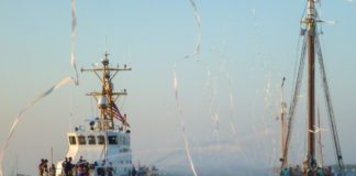 Conch Republic celebration still going all week - A large ship in a body of water - Barque