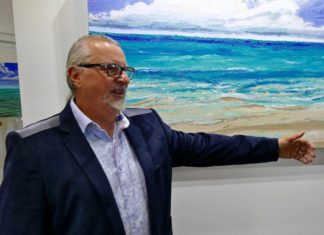 Pantaleo’s dream gallery showcases passion for local art movement Pantaleo’s dream gallery showcases passion for local art movement - A man standing in front of water - Martin Truex Jr.