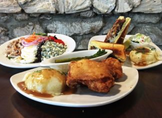 Overseas Pub and Grill re-opens doors after ‘home-y’ renovation - A plate of food on a table - Fried chicken