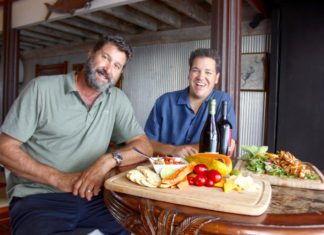 The Lost Kitchen Supper Club starts sizzling - A man sitting at a table with a plate of food - Brunch