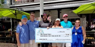 Coconuts: 20 pints of blood donated - Howard Livingston et al. that are standing in the rain holding an umbrella - Car